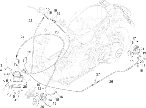 Tuyaus du freins - Etriers de frein (ABS)