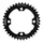 CHAINRING FOR EBIKE- SINGLE- 38 Teeth Ø104 BLACK ALUMINIUM- 7075 STRONGLIGHT 4 ARMS (FOR SHIMANO E-STEP 6100 /7000 / 8000) TECHNOLOGY NARROW WIDE