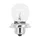 LIGHT BULB 12V 25W STANDART SB25 -FOOT P26S -CLEAR- (HEADLIGHT) (SOLD PER UNIT)  -FLOSSER-