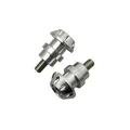 DIABOLO FOR PADDOCK STAND M10 SILVER- FOR KAWASAKI (WITH CHC CONTERSUNK SCREW)  -AVOC- (PAIR)