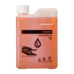 LIQUIDE DE FREIN / HUILE VELO SHIMANO MINERAL POUR XTR M9220, M9200, MT805 (1 LITRE) -VISCOSITE FAIBLE