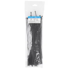 COLLIER DE SERRAGE NYLON TYPE RILSAN 3,6X300mm NOIR (PAR 100)