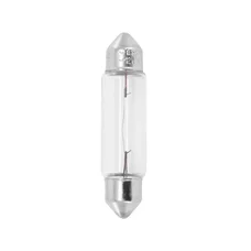 LIGHT BULB 12V 10W STANDART C10W FOOT SV8,5-8 (TUBULAR) CLEAR (TAIL+BRAKE LIGHT) (SOLD PER UNIT)  -OSRAM-