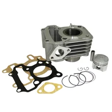 CYLINDRE SCOOT ADAPTABLE PEUGEOT 50 TWEET 4T, VIVACITY 4T, SPEEDFIGHT 3 4T/SYM 50 MIO 4T, ORBIT 4T (DIAM 37mm - AXE DE PISTON 10mm)  -P2R-