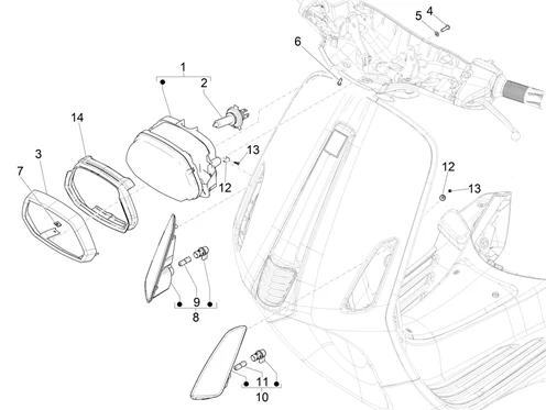 Eclairages avant - Clignotants