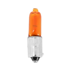 AMPOULE/LAMPE HALOGENE MINIATURE H21W 12V 21W CULOT BAY9s TEMOIN ERGOTS DECALES ORANGE (CLIGNOTANT) (BOITE DE 10) -SELECTION P2R
