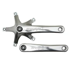 MANIVELLE DROITE + GAUCHE STRONGLIGHT TRACK 2000 PISTE / FIXIE L 170 mm POUR PLATEAU 144