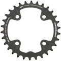 PLATEAU VTT 4BRA D.80 POUR SRAM X0-XX-X9-X7 STRONGLIGHT DOUBLE 30DTS INTERIEUR NOIR CT2  10V. - EPAISSEUR 3.5mm