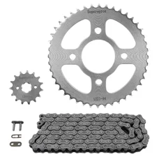KIT CHAINE ADAPTABLE HONDA 125 CBR R 2011>2019  428  15x44  (DEMULTIPLICATION ORIGINE)  -SUPERSPROX-