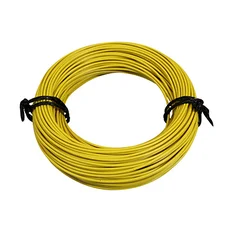 FIL ELECTRIQUE 1,00mm2  12/10  MULTIBRIN  JAUNE (50M)  -SELECTION P2R-