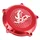 COUVERCLE EMBRAYAGE 50 A BOITE VOCA RACING POUR MINARELLI 50 AM6 / RIEJU 50 MRT / BETA 50 RR / SHERCO 50 SM-R, SE-R ALU CNC ROUGE