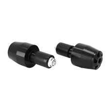 EMBOUT DE GUIDON MAXISCOOTER POUR HONDA 750 X-ADV ALU ANODISE NOIR DIAM 17 mm (PAIRE)  -AVOC-