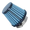 AIR FILTER REPLAY KN MIDDLE FD CHROME STRAIGHT FIXING Ø 35/28