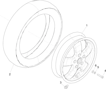Roue avant