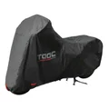 HOUSSE/BACHE DE PROTECTION MOTO TAAC PLUS HYDROSCUD POLYESTER ETANCHE/WATERPROOF 2000mm TAILLE L NOIR (219x90x127cm) (SANGLE ANTI-FLOTTEMENT/OEILLET ANTIVOL/SAC DE RANGEMENT)