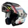 CASQUE MODULABLE MT ATOM 2 SV BAST A0 DOUBLE ECRANS BLEU/NOIR/ROUGE MAT    XS (ECE 22.06 P/J P/J)