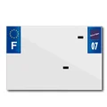 PLASTIC STRIP FOR PVC LICENSE PLATE WITH BUSINESS NAME (MOTORBIKE FORMAT 210X145)-DEPT 07/EUROPE (SOLD PER UNIT)