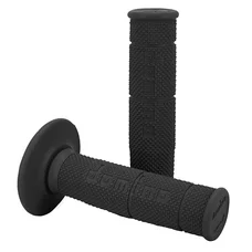 REVETEMENT POIGNEE DOMINO MOTO OFF ROAD 6131 NOIR CLOSED END 120mm (PAIRE)