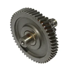 PIGNON DE TRANSMISSION SCOOT ADAPTABLE SCOOT 50 CHINOIS 4T GY6,139QMB/PEUGEOT 50 V-CLIC 4T, KISBEE 4T/SYM 50 ORBIT 4T/BAOTIAN 50 BT49QT 4T/KYMCO 50 AGILITY 4T (INTERMEDIAIRE 15-52)  -P2R-