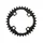 PLATEAU VTT 4BRA D.94 POUR SRAM X01 STRONGLIGHT 34DTS MONO NOIR ALU 7075 11V. NARROW WIDE - EPAISSEUR 5mm