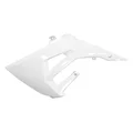 CARENAGE/CACHE RESERVOIR 50 A BOITE ADAPTABLE DERBI 50 SENDA XTREME 2018>/GILERA 50 RCR 2018>, SMT 2018> BLANC BRILLANT GAUCHE  -P2R-
