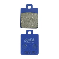 BRAKE PADS -POLINI FOR PIAGGIO 125 LIBERTY, 50 ZIP, 125 VESPA / BENELLI 50 491 RR / SYM 50 SYMPHONY, 125 SYMPHONY / PEUGEOT 125 TWEET  (L 35.5mm - H 48.8mm - thk7mm)  (174.0014)  (FOR RACE)