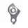 PATTE DE DERAILLEUR ALU SWITCH SRAM UDH USINE CNC (VENDU A L'UNITE SUR CARTE)