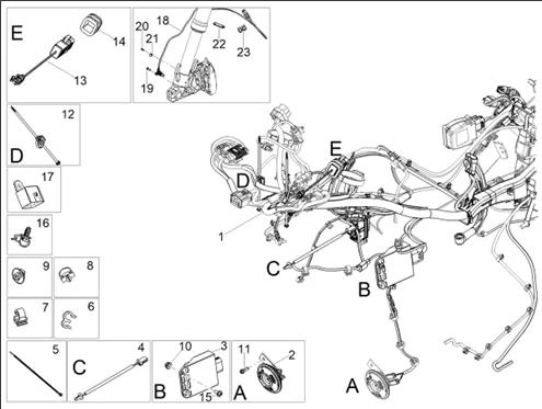 Circuit electrique AV
