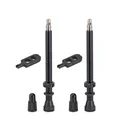 VALVE DE PNEU TUBELESS PRESTA HUTCHINSON 60 mm OBUS DEMONTABLE (VENDU A LA PAIRE SUR CARTE)