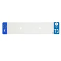 BANDE PLAQUE AUTO 520x110 POUR PVC VIERGE DEP. 73/EURO (VENDU A L'UNITE)