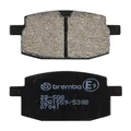PLAQUETTE DE FREIN BREMBO POUR PEUGEOT 50 V-CLIC AV / PGO 50 BIG MAX 1994>2002 AV / MBK 100 BOOSTER 1999>2001 AV / SKYTEAM 50-125 SKYMAX (SCOOTER CARBONE CERAMIQUE) -07041