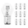 LIGHT BULB 12V 25/25W STANDART B35 FOOT BA20D CLEAR (HEADLIGHT) (SOLD PER 10)  -SELECTION P2R-