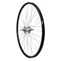 WHEEL FOR TREKKING BIKE- 700X35 REAR ER20 ALUMINIUM - BLACK-DOUBLE WALLED- NEXUS HUB 3 SPEED for CENTERLOCK DISC- 36 stainless spokes.