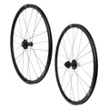ROUES GRAVEL / ROUTE DISQUE 700 FULCRUM RACING 3 DB NOIR CASSETTE CAMPAGNOLO 12/11/10V CENTERLOCK AXE TRAVERSANT 12-15/100 ET 12/142mm TUBELESS READY (PAIRE)