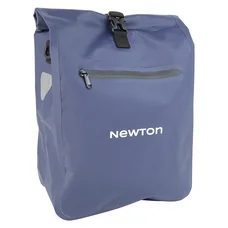 SACOCHE ARRIERE VELO LATERALE SAC BANDOULIERE NEWTON BLEU DROIT/GAUCHE 20L FIXATION A CROCHET ET VELCRO POUR PORTE BAGAGE