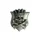 AUTOCOLLANT/STICKER LETHAL THREAT 3D SKULL ARGENT KING