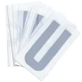 LETTRE PLAQUE PVC MOTO/SCOOTER 45mm  U  (VENDU PAR 10)
