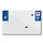 PLASTIC STRIP FOR BLANK PVC LICENSE PLATE (MOTORBIKE FORMAT 210X130)-DEPT 77/EUROPE (SOLD PER UNIT)