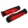 GRIP- REPLAY "On road" ANATOMIC RED - CLOSED END (Pair)