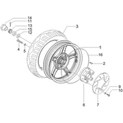 Roue arrière