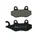 BRAKE PADS NEWFREN FOR MBK 50 X-POWER 1990>2002 Front  YAMAHA 50 TZR 1990>2002 Front  HONDA 125 CB F 2015> Front  SUZUKI 125 UH BURGMAN 2015> Front   (FD0163BE)  (ELITE ORGANIC)