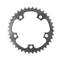 CHAINRING FOR ROAD BIKE- 5 Arms- 38T.Ø 110  -INNER- ALUMINIUM SILVER- 7075 TA ZEPHYR    (SHIMANO TYPE)9/10Speed.