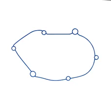 JOINT CARTER TRANSMISSION SCOOT POLINI POUR MBK 50 BOOSTER 2004>, NITRO/YAMAHA 50 BWS 2004>, AEROX/APRILIA 50 SR/MALAGUTI 50 F12 (VENDU A L'UNITE)  -255.0003-