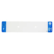PLASTIC STRIP FOR BLANK PVC LICENSE PLATE (CAR FORMAT 520X110)-DEPT 01/EUROPE (SOLD PER UNIT)