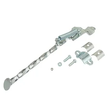 BEQUILLE CYCLO LATERALE ADAPTABLE PEUGEOT 103 SP, MVL TORSADE CHROME (LONGUEUR 270mm)  -SELECTION P2R-