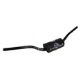 GUIDON 50 A BOITE KRM PRO RIDE OVERSIZE DIAM 28,6mm ALU NOIR/HOLOGRAPHIQUE AVEC MOUSSE