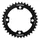 CHAINRING FOR EBIKE- SINGLE- 36 Teeth Ø104 BLACK ALUMINIUM- 7075 STRONGLIGHT 4 ARMS (FOR BOSCH 4th GENERATION) WITH SPIDER REF 181118 TECHNOLOGY NARROW WIDE