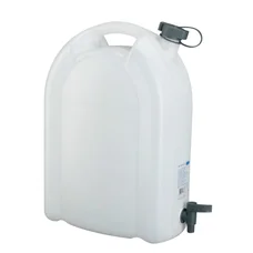 JERRYCAN FOR WATER - PRESSOL - POLYETHYLENE TRANSPARENT- WITH CAP AND TAP - 20Lt