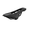 SADDLE - SKUAD DAKOTA - For road bike- BLACK - ERGO HOLE - Metalic rail - 257x141mm