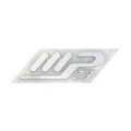 AUTOCOLLANT/STICKER/DECOR AILE ARRIERE  "MP3" GRIS CLAIR ORIGINE PIAGGIO 125-250-400 MP3  -653044-